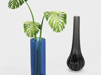 Decor set -No10- Reflex Vase By Sidebar 3D model