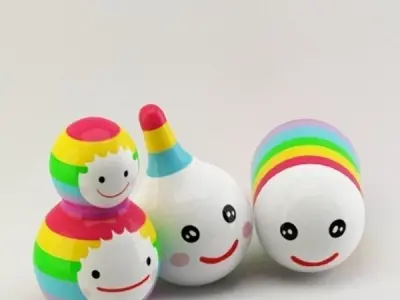 Bathroom  toys 3D model