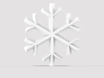 Snowflake 3D model