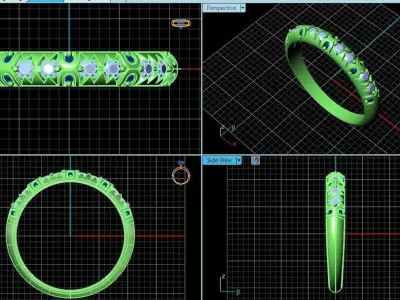 Ring n 4 bottle 3D print model