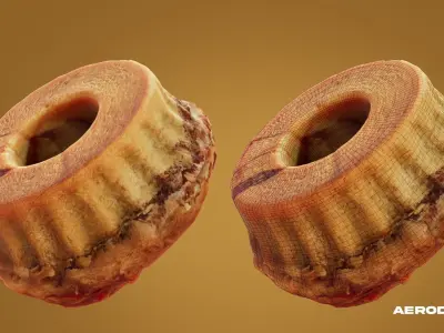 Slovenian Nut Roll - Large 3D model