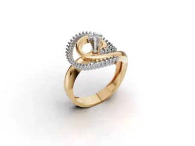 woman ring  3D print model purchase