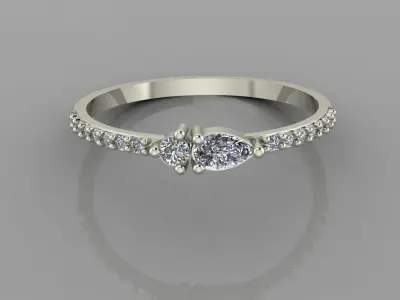 Women Ring 4 3D print model