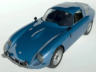 1963 Alfa Romeo TZ1 3D model