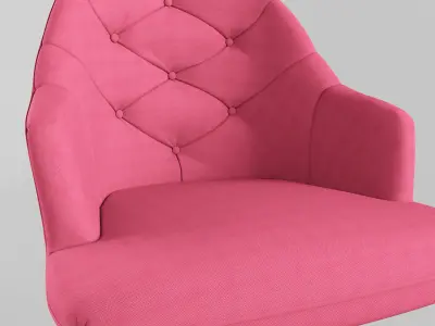 Tufted Desk Chair 3D print model