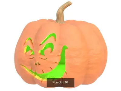 Pumpkin vol 03 3D Model Collection