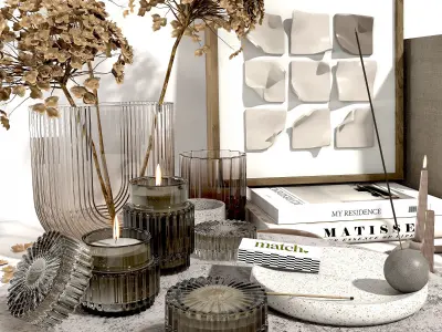 Decorative set 06 3D model get