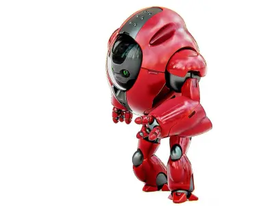 ASTRONAUT BOTV-2000 B Rigged for Unreal Engine - Unity - MIXAMO 3D model