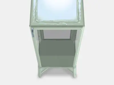 FABRIKOR Glass-door cabinet 3 Low-poly 3D model