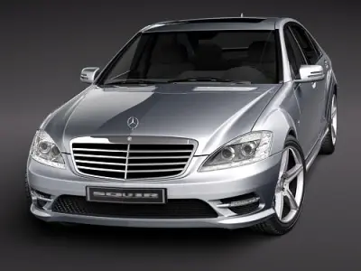 Mercedes S-Class AMG 3D model
