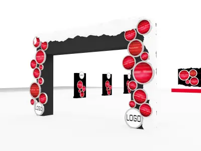 christmas event setup  3D model