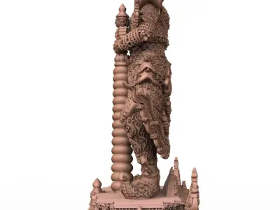 Tao Wessuwan Vol-02 Thai Art for  3D print model 3D print model