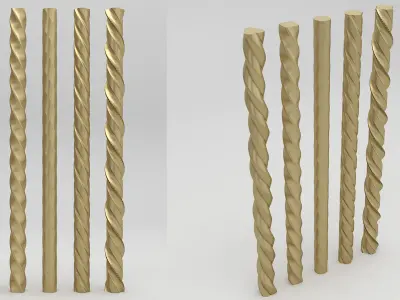 Twisted Column 3D model