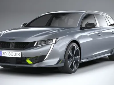 Peugeot 508 SW PSE 2021 3D model