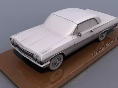 Chevy Impala SS Coupe 1962 3D print model