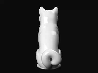 Akita 3D print model