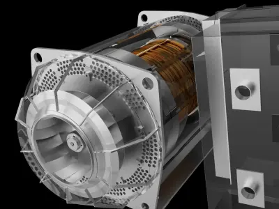 480kw-shaft 3D print model