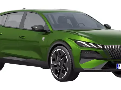 Peugeot 408 2026 3D model