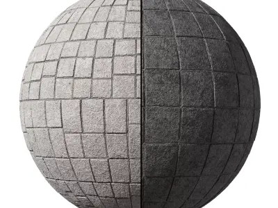 Seamless Tile Material 34 3D model