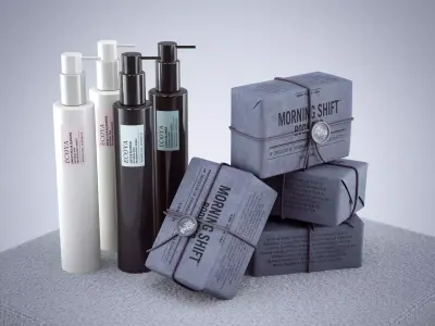 Decorative Luxury Soap and Bodywash Hudson Made Ecoya 3D model