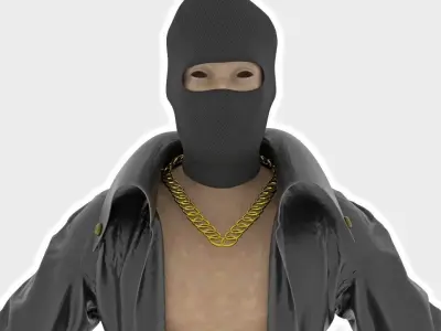 CYBERPUNK TECH WEAR FASHION 3D model