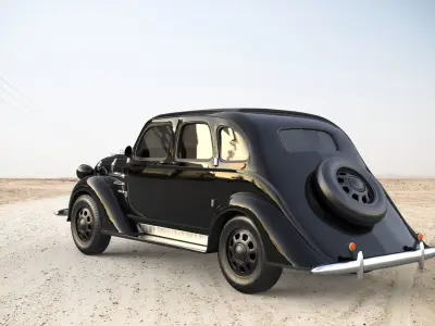 Toyota-AA Low-poly 3D model
