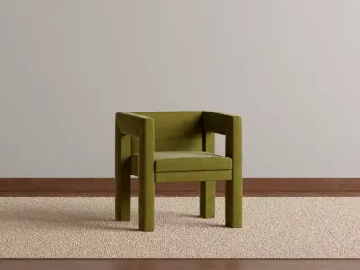 Delphine Armchair 3D model