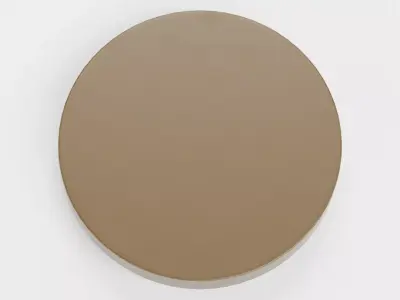 Chocolate Box Plain V5 - Round Luxury Packaging 3D model