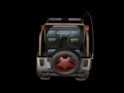 Wrangler Jurassic Park 3D model