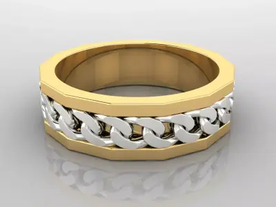 Ring M41 Mens luxury ring  3D print model