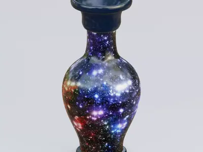 Vase26 vase with galaxy design 3D model