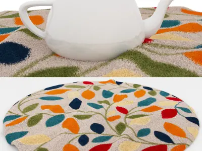 Rugs No 424 Low-poly 3D model