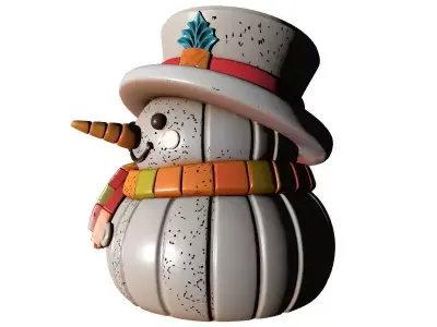 Christmas Iceman 3D Printable Model 3D print model