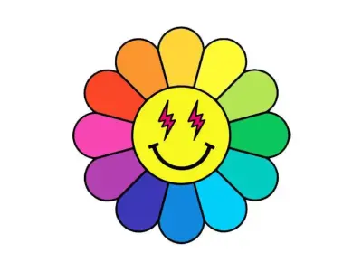  Balvin x Takashi Murakami Flower toy 3D print model