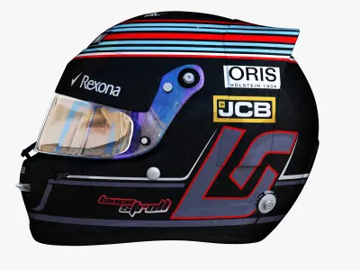 Stroll helmet 2018 Low-poly 3D model