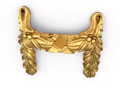 classic decorative swag onlay cnc 3d printing stl 10 3D print model purchase