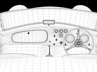 AC Ace 1957 - 3D Model 3D model