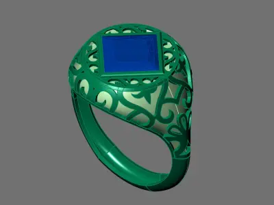 STL 3DM Gents Rings Ready Models Mens Rings 3D print model 3D print model