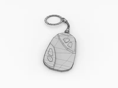 Keyfob remote key fob 3D model