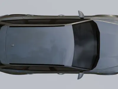 audi RS6 Low-poly 3D model