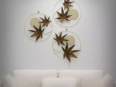 Wall Decor Low-poly 3D model