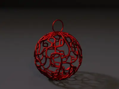 Christmas decoration ball 3D print model