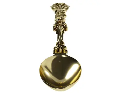 Royal Gold Premium Elite Teaspoon 3D model