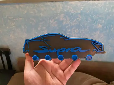 Toyota Supra Key Rack 3D print model