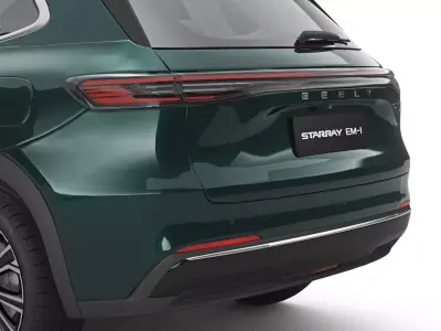 2025 Geely Starray EM-i with Interior 3D model