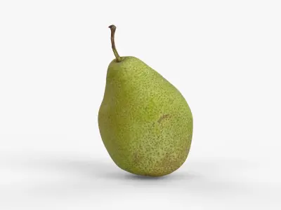 Photorealistic 3D scan of pear Low-poly 3D model