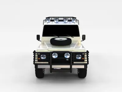 Land Rover Defender 110 Station Wagon rev 3D model