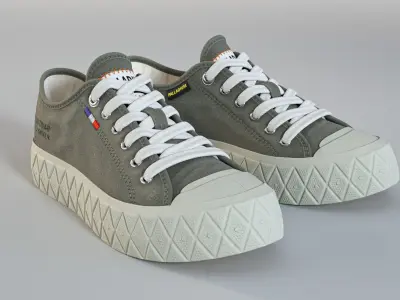 Palladium Palla Ace Green Low-poly 3D model