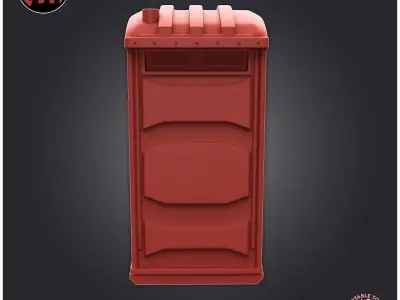 Portable Toilet 3D print model