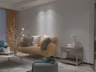 Living Room Set 3D model